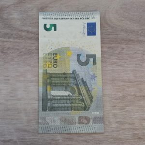 Geld falten Krawatte Schritt 1