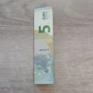 Geld falten Krawatte Schritt 2
