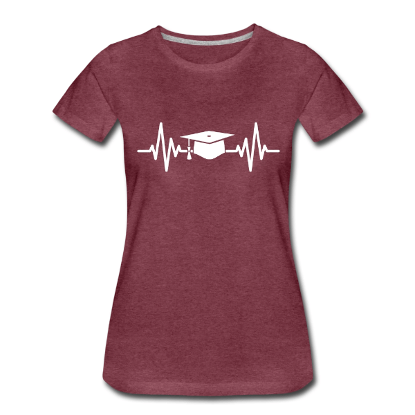 Shirt Frauen EKG Doktorhut